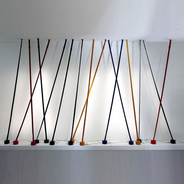  Martinelli Luce Martinelli Luce Elastica Floor Lamp As Strap, Red 
