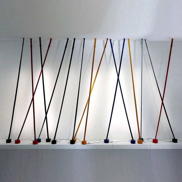  Martinelli Luce Martinelli Luce Elastica Floor Lamp, Strap, Grey 