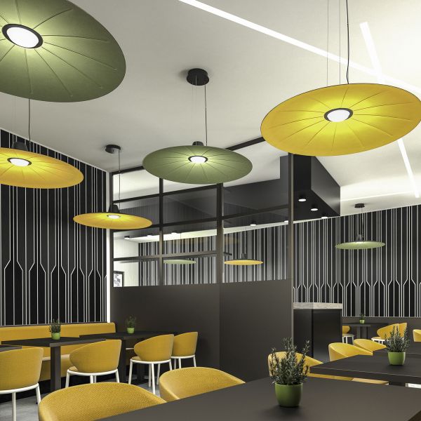  Martinelli Luce Martinelli Luce Lent Led Hanging Light, Green 
