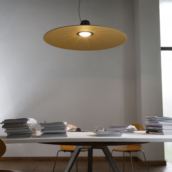  Martinelli Luce Martinelli Luce Lent Led Hanging Light, Yellow 