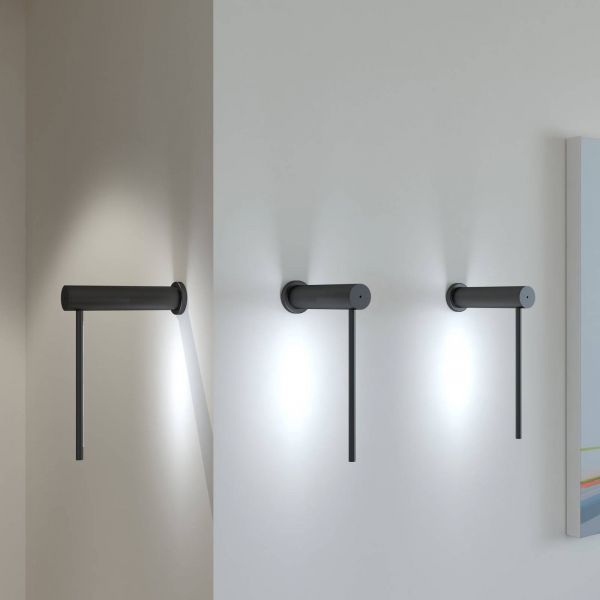  Martinelli Luce Martinelli Luce Mosca Led Wall Light 20 Cm Black 