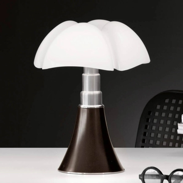  Martinelli Luce Martinelli Luce Pipistrello Led Table Lamp, Brown, Dimmable 