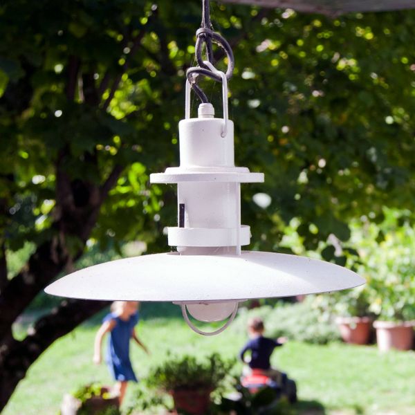  Martinelli Luce Martinelli Luce Polo Hanging Lamp ø 48 Cm White 