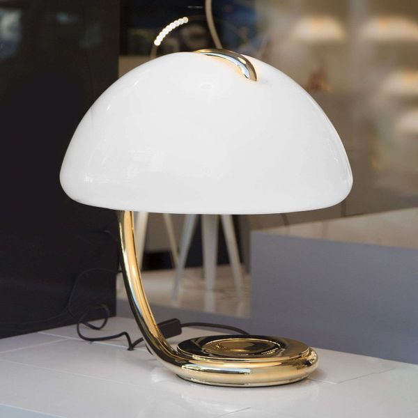  Martinelli Luce Martinelli Luce Serpente - Table Lamp, Gold 