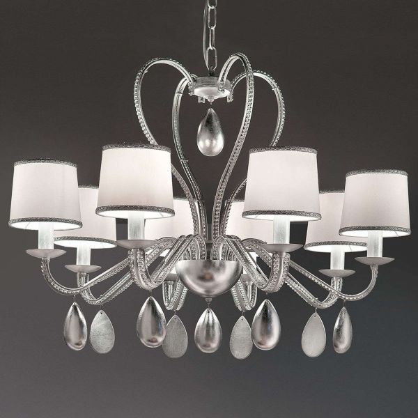  Masiero Masiero Eight-bulb Anouk Chandelier Silver 