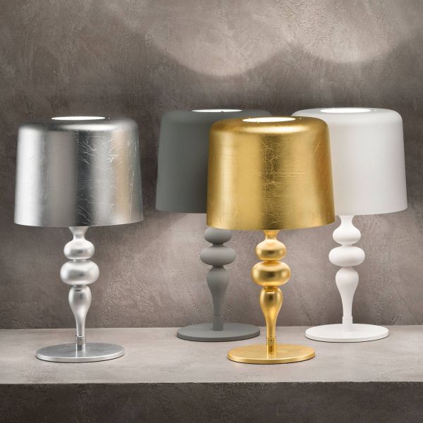  Masiero Masiero Eva Tl1 M Table Lamp, Height 53 Cm Dark Grey 