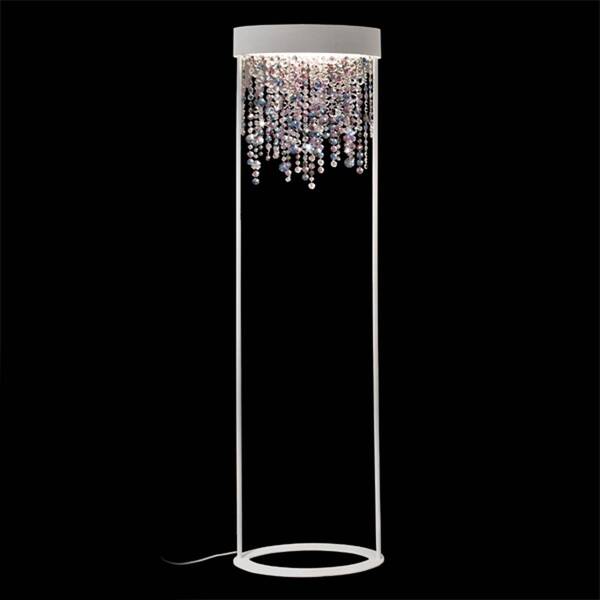 Masiero Masiero Ola Stl2 Floor Lamp White/coloured Cold Crystals 