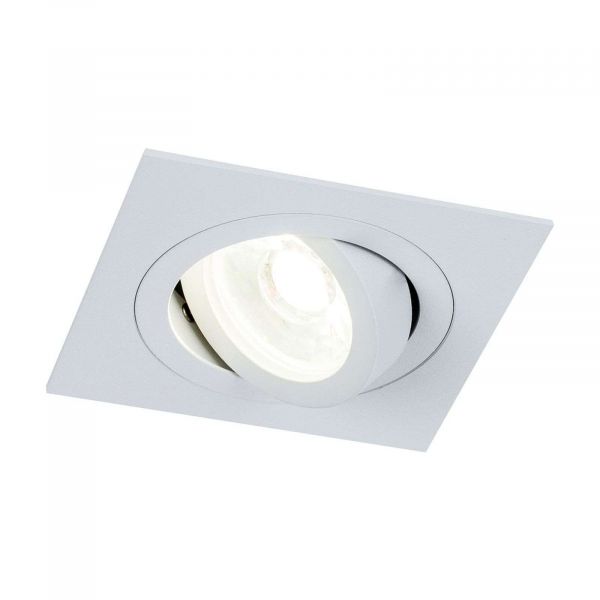 Maytoni Maytoni Atom Recessed Spotlight, Gu10, White Angular Frame 