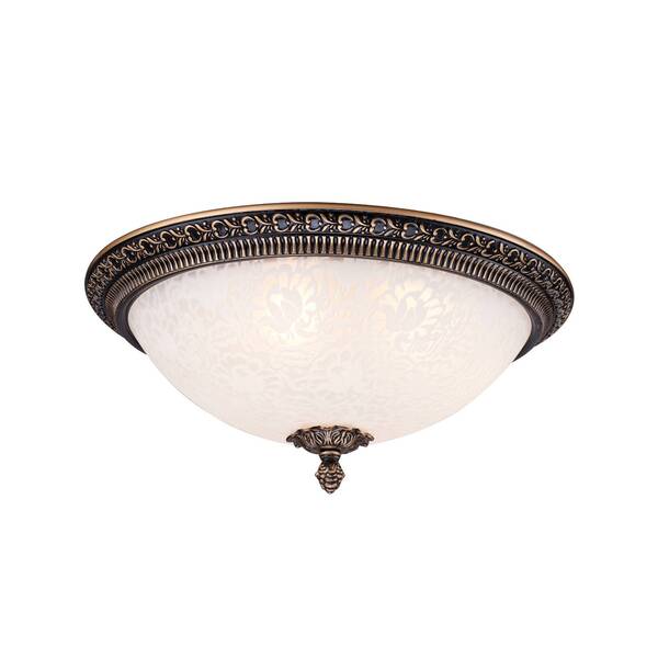  Maytoni Maytoni Ceiling Lamp Pascal, Bronze Antique ø 37 Cm Glass/metal 