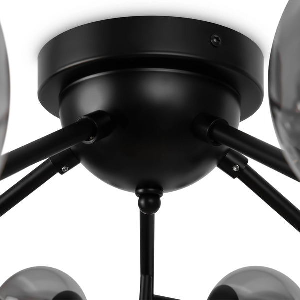  Maytoni Maytoni Dallas Ceiling Lamp 20-light, Height 25 Cm, Black 