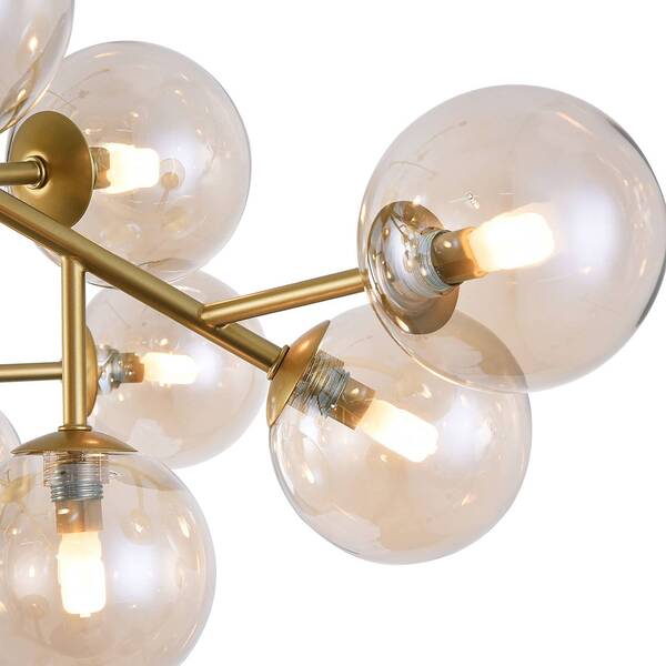  Maytoni Maytoni Dallas Ceiling Light, 20 Glass Globes Gold 