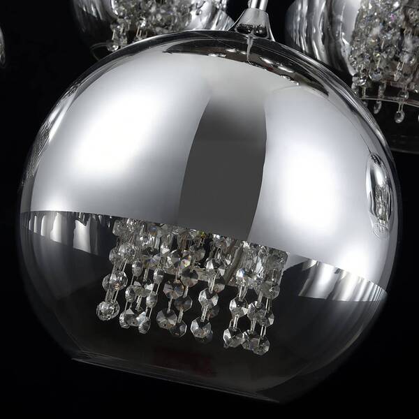  Maytoni Maytoni Fermi Hanging Light 5-bulb, Crystal 
