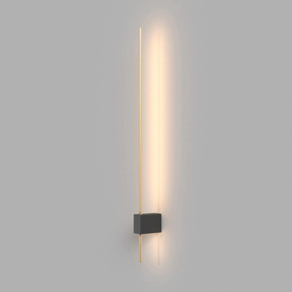  Maytoni Maytoni Led Wall Light Pars, 62.3 Cm, Black/gold, Aluminium 