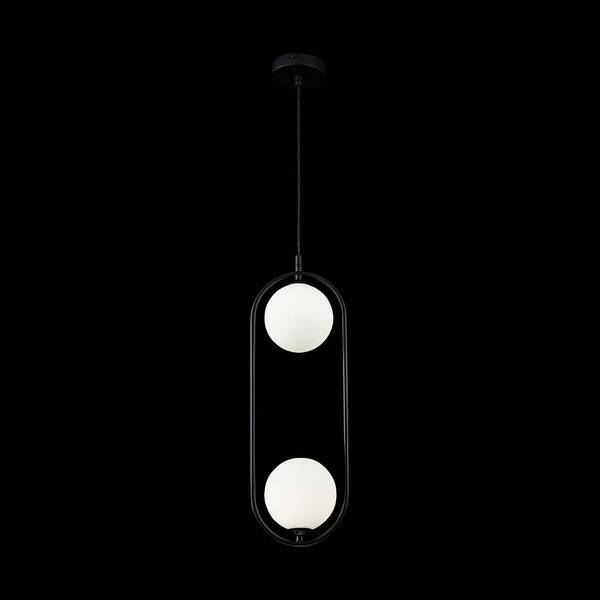  Maytoni Maytoni Ring Hanging Light 2-bulb Black/white 