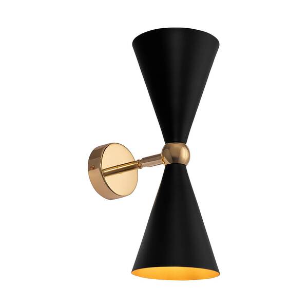  Maytoni Maytoni Vesper Wall Light 2-bulb Black/gold 