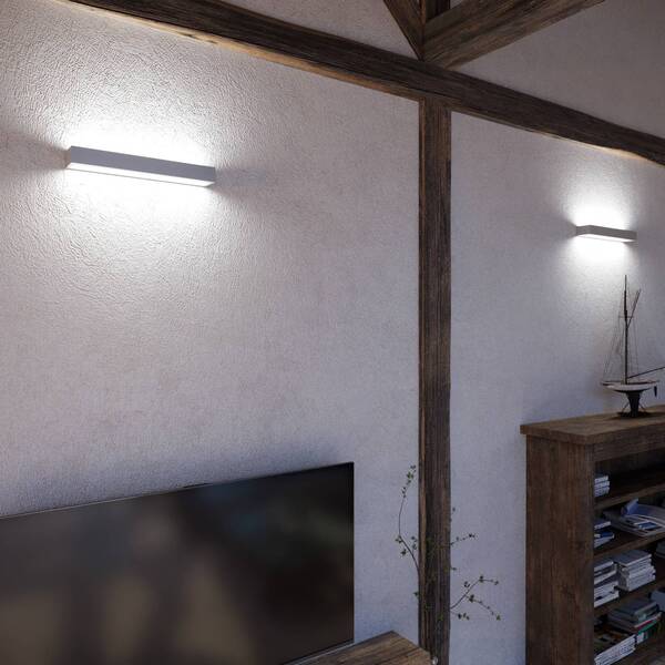  Mcj Mcj Mera Led Wall Light, Width 40 Cm, Aluminium, 4,000 K 