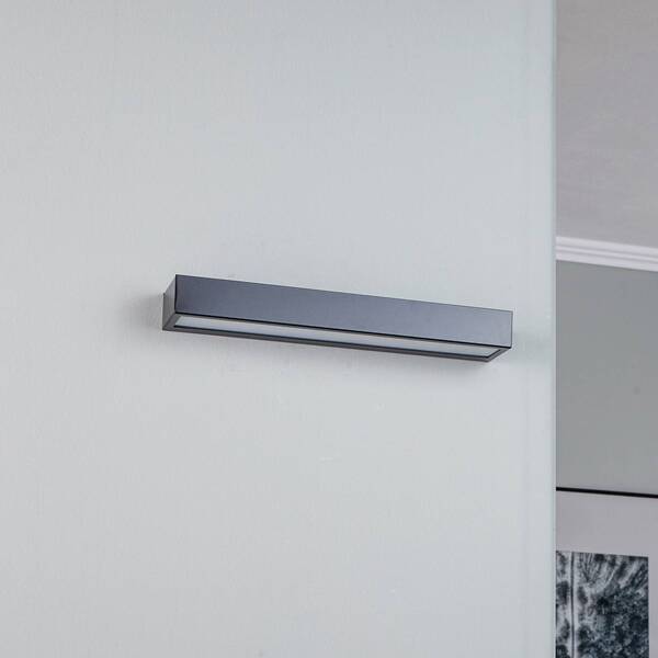  Mcj Mcj Mera Led Wall Light, Width 40cm, Black, 4000k 
