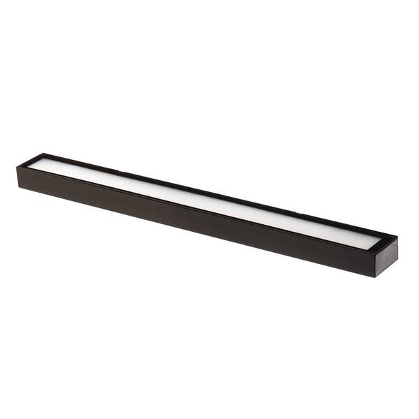 Mcj Mcj Mera Led Wall Light, Width 80 Cm, Black, 4000k 