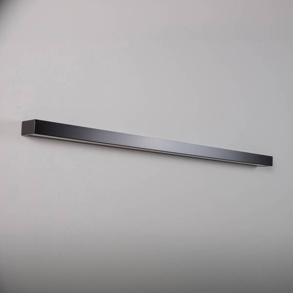  Mcj Mcj Mera Led Wall Light, Width 120cm, Black, 3000k 