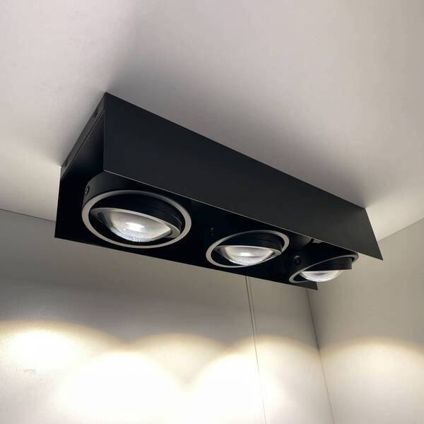  Megatron Megatron Cardano Led Downlight 3-bulb Black 