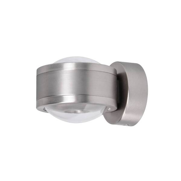  Megatron Megatron Due Punto Led Wall Light, Titanium 