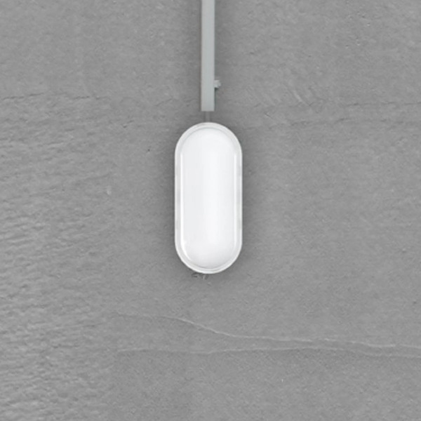  Megatron Megatron Led Outdoor Wall Lamp Zella Neo Xl Sensor, White, Ip54 