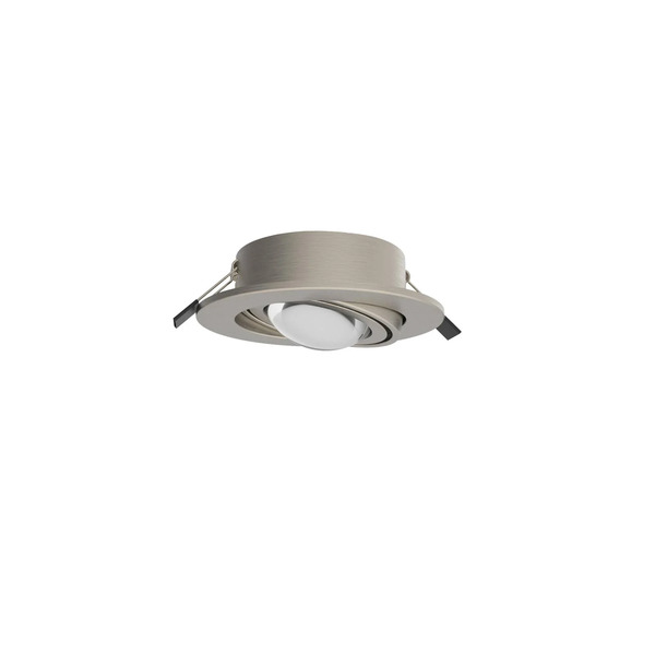  Megatron Megatron Led Recessed Spotlight Planex Powerlens, 4.8 W, Nickel 