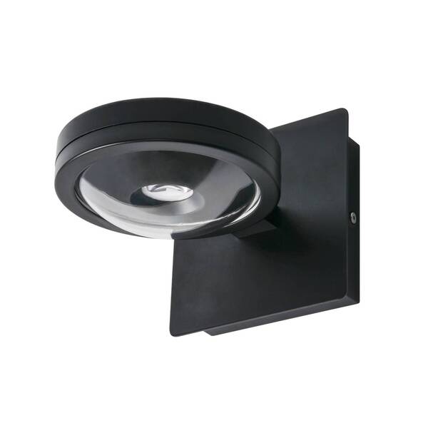  Megatron Megatron Solo Punto Led Wall Light, Matt Black 