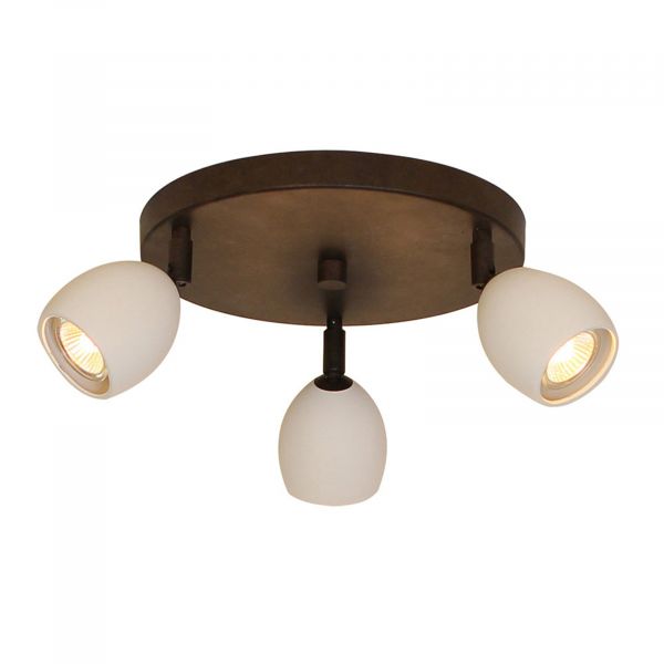  Menzel Menzel Provence Matt Ceiling Light 3-bulb Round 