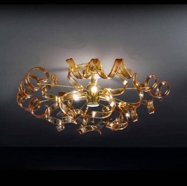  Metallux Metallux Amber Ceiling Light 60 Cm ø 