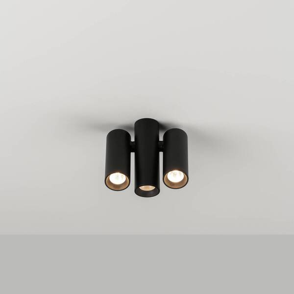 Milan Iluminación Milan Iluminación Milan Haul Led Ceiling Light Three-bulb, Black 