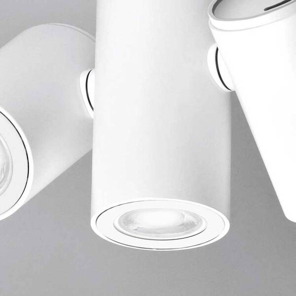  Milan Iluminación Milan Iluminación Milan Kronn Ceiling Spotlight Three-bulb White 