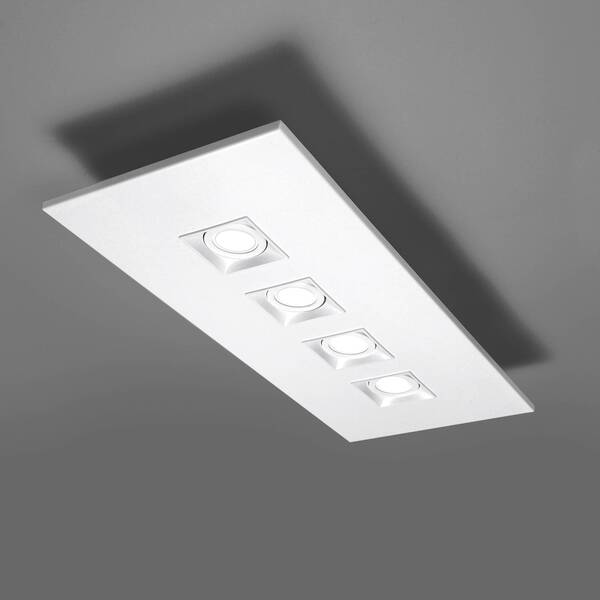  Milan Iluminación Milan Iluminación Milan Polifemo Ceiling Light, Four-bulb, White 