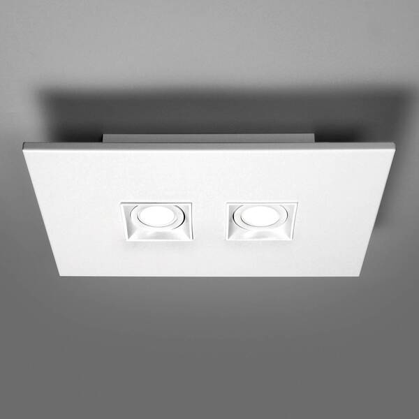  Milan Iluminación Milan Iluminación Milan Polifemo Ceiling Light, Two-bulb White 