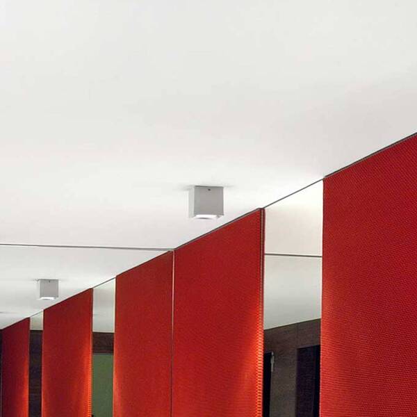  Milan Iluminación Milan Iluminación White Dau Spot Cube Ceiling Light 
