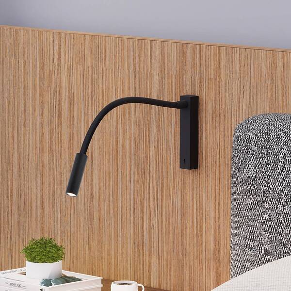  Molto Luce Molto Luce Arok Led Wall Lamp, Black, Aluminium, Projection 49 Cm 