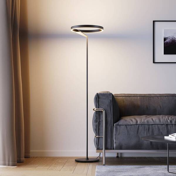  Molto Luce Molto Luce Led Floor Lamp Melli F, Black, Aluminium, Height 168 Cm 