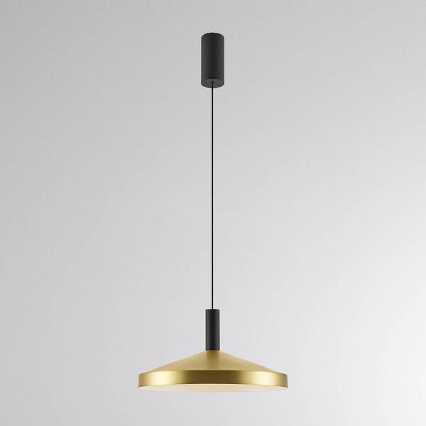  Molto Luce Molto Luce Lora Iii Led Pendant Light, Brass, ø 36 Cm, Dimmable, 40° Cct 