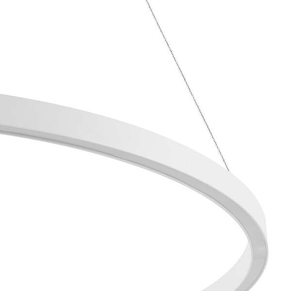  Molto Luce Molto Luce Perfora Led Hanging Light, White, ø 90 Cm, Aluminium 