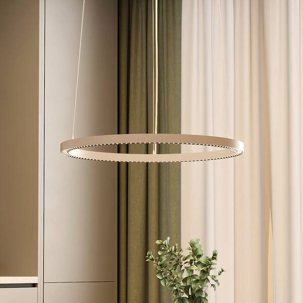  Molto Luce Molto Luce Perfora Pro M Led Hanging Light, ø 66 Cm, White, Dali Up/down, Cct 