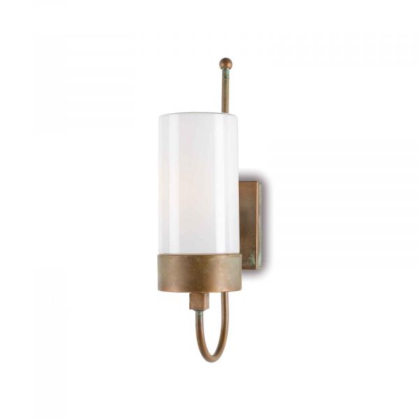  Moretti Luce Moretti Luce Silindar 3356 Wall Light Antique Brass/opal 