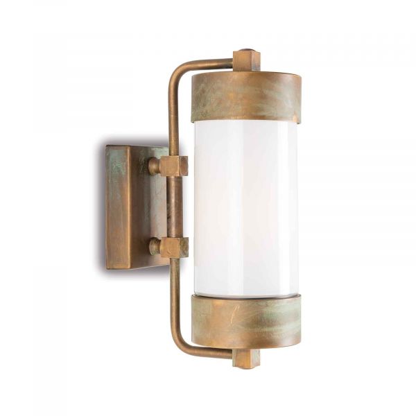 Moretti Luce Moretti Luce Silindar 3389 Wall Light Antique Brass/opal 