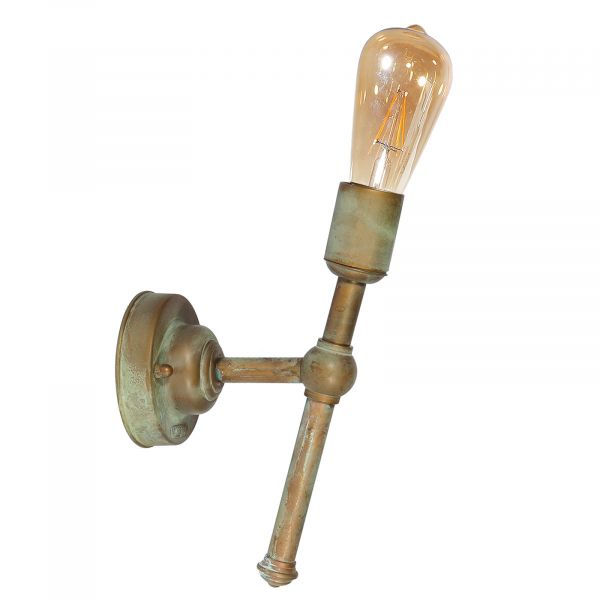  Moretti Luce Moretti Luce 3105 Wall Torch Made Of Brass, Slanting 