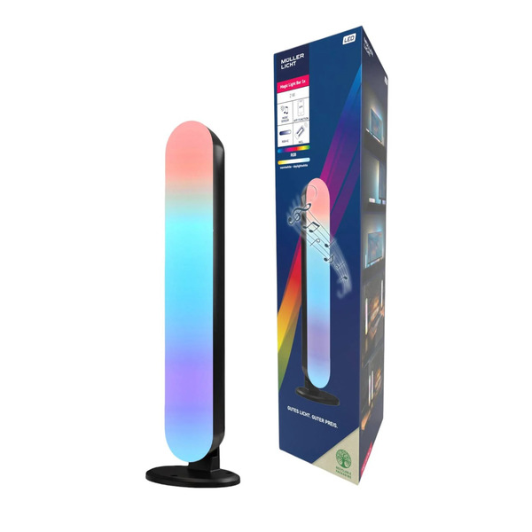  Müller-licht Müller-licht Led Table Lamp Led Light Bar, Black, Rgbw Plastic 