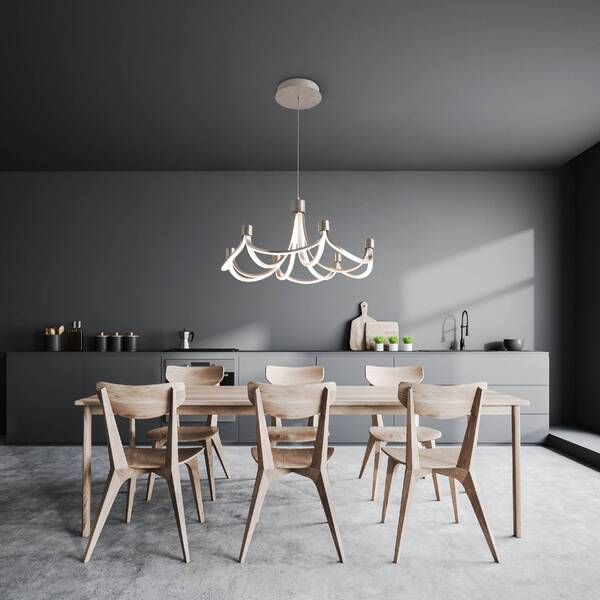 Näve Näve Festos Led Hanging Light, Matt Nickel, Dimmable 