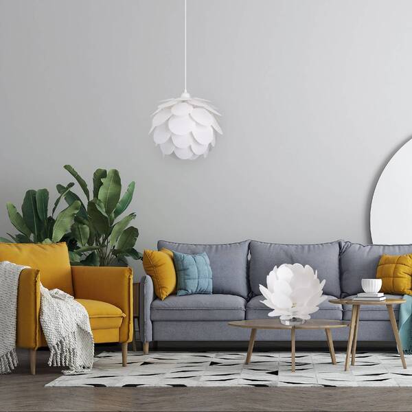  Näve Näve Fora Table Lamp In A Flower Shape, White 