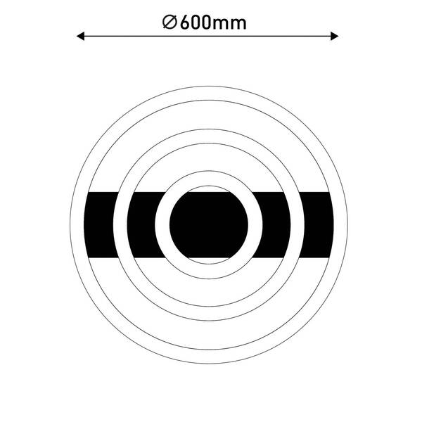  Näve Näve Led Ceiling Light Cct, Three Rings, Remote Control 