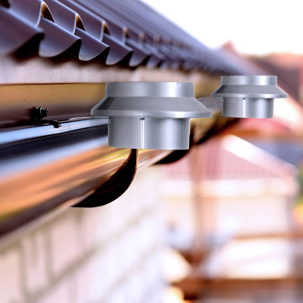  Näve Näve Mistra Led Decorative Solar Gutter Light, Set Of 6 