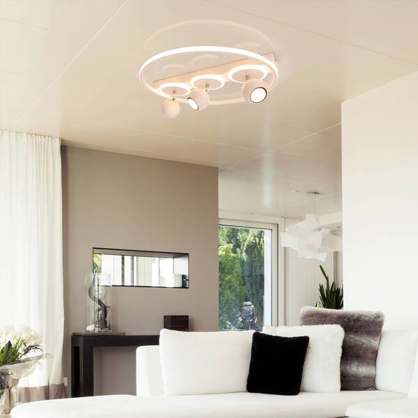  Näve Näve Ronda Led Ceiling Light, White, Three-bulb 