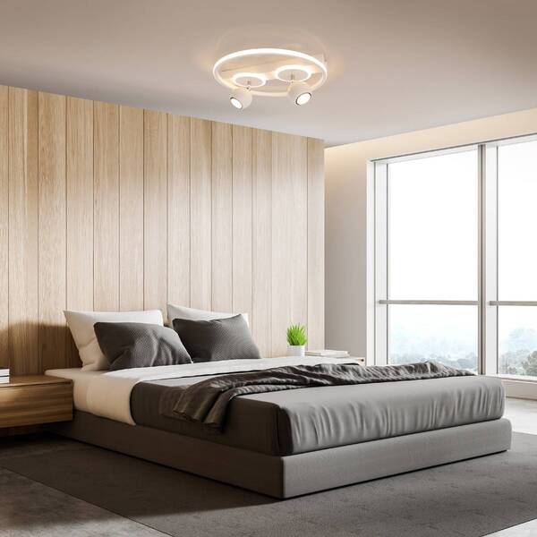  Näve Näve Ronda Led Ceiling Light, White, Two-bulb 